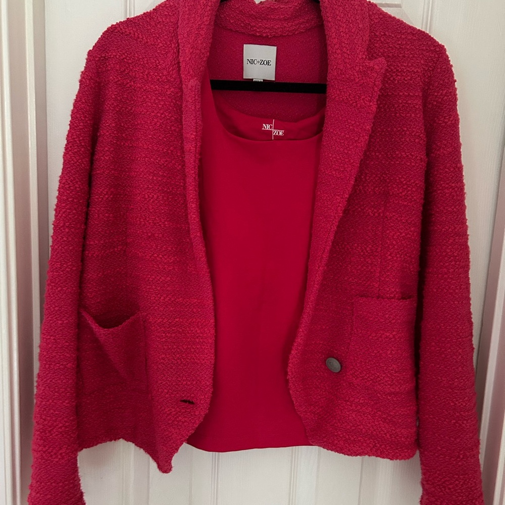 Nic+Zoe Boucle Jacket & Tank
